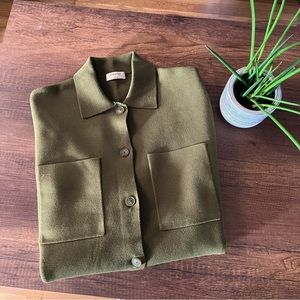 Aritzia Babaton society sweater jacket size small